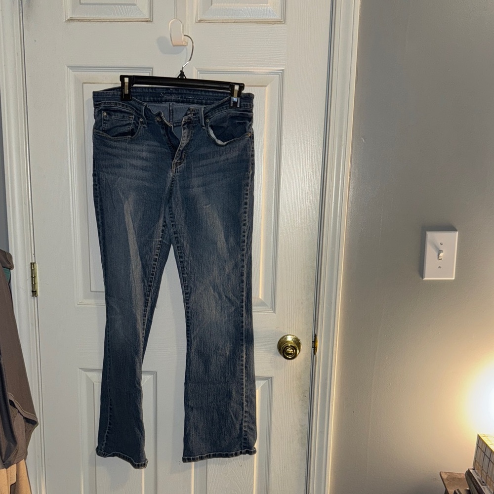Sigerson Morrison Dark Blue Flare Jeans